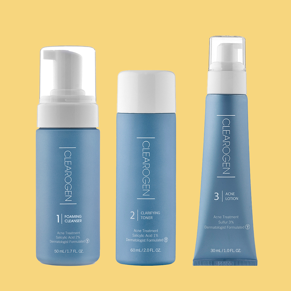 30-Day Sensitive Skin Acne Clearing 3 Step Treatment with Salicylic Acid