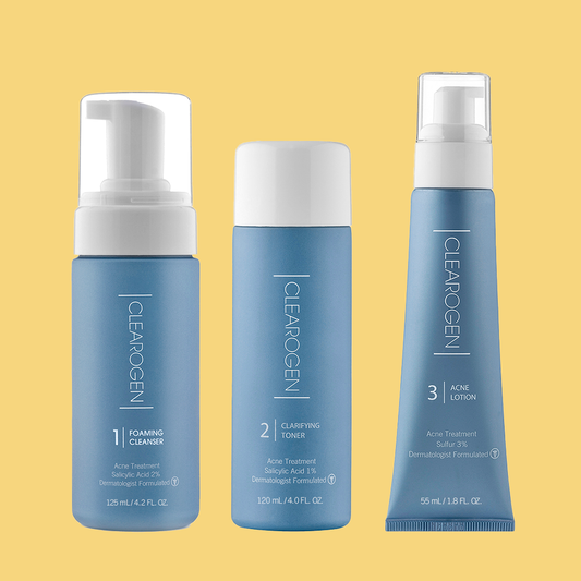 60-Day Sensitive Skin Acne Clearing 3 Step Treatment with Salicylic Acid